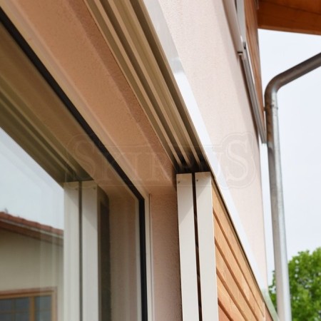 SKIRPUS outdoor (exterior) wooden sliding shutters Model 1