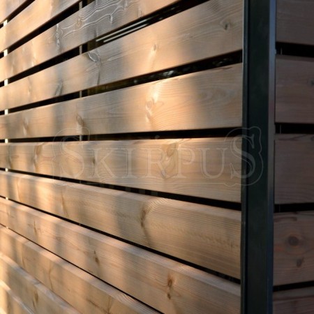 SKIRPUS outdoor (exterior)  wooden sliding shutters Model 1