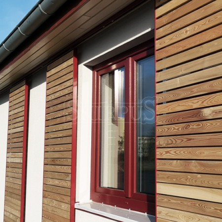 SKIRPUS outdoor (external) wooden sliding shutters Model 1